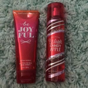 BBW spray and lotion